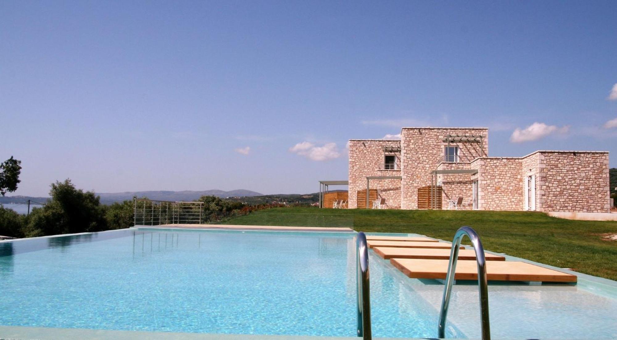 Stone Bay Houses In Messinia Kalamaki Beach Area 크라니 외부 사진